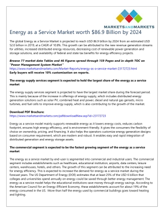 Energy as a Service Market worth $86.9 Billion by 2024