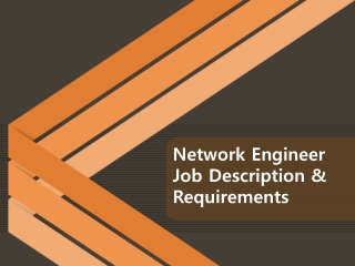 Network Engineer Job Description & Requirements