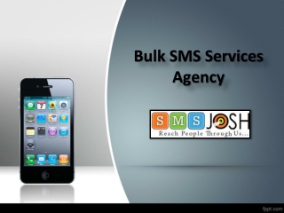 Best Bulk SMS Services Agency in Hyderabad, Bulk SMS Hyderabad  - SMSjosh
