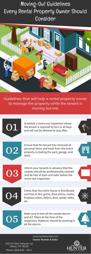 Moving-Out Guidelines Every Rental Property Owner Should Consider