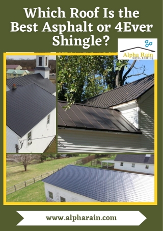 Tough & Attractive Metal Shingles to Beat Asphalt Roof