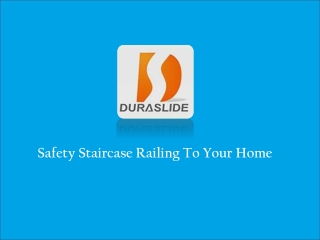 Safety Staircase Railing Supplier