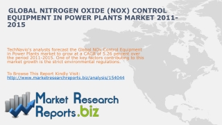 Global Nitrogen Oxide (NOx) Control Equipment in Power Plant