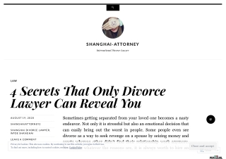 Four Secrets That Only Divorce Lawyer Can Reveal You