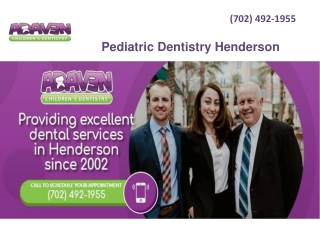 Pediatric Dentistry Henderson