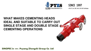What Makes Cementing Heads Ideal And Suitable?