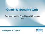 Cumbria Equality Quiz
