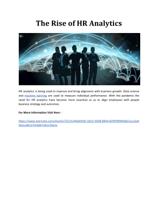 The Rise of HR Analytics