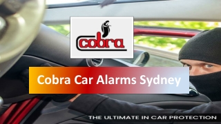 Car Alarms Melbourne