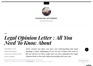 Legal Opinion Letter : All You Need To Know About