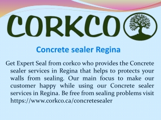 Genuine Concrete sealer Regina