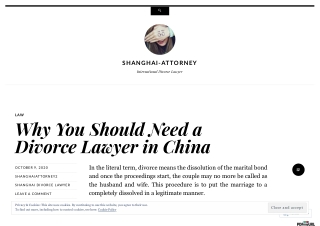 Why You Should Need a Divorce Lawyer in China