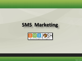 Bulk SMS Marketing Company in India, SMS Marketing India – SMSjosh