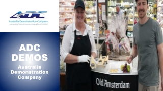 In-store demonstration companies - ADCDEMOS