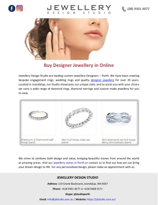 Buy Designer Jewellery in Online