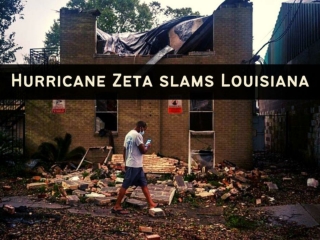 Hurricane Zeta slams Louisiana