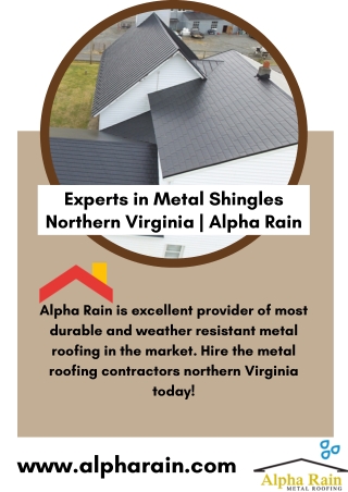 Alpha Rain | Trusted Metal Roofing Contractors Northern VA