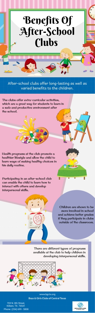 Benefits Of After-School Clubs