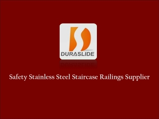 Stainless Steel Staircase Railings Supplier