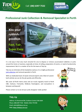 Professional Junk Collection & Removal Specialist in Perth