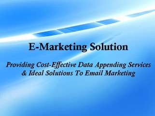 E-Marketing Solution