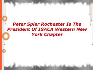 Peter Spier Rochester