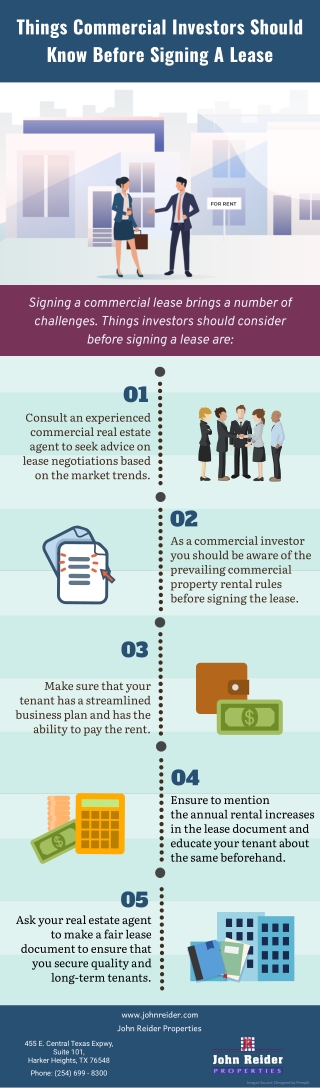 Things Commercial Investors Should Know Before Signing A Lease