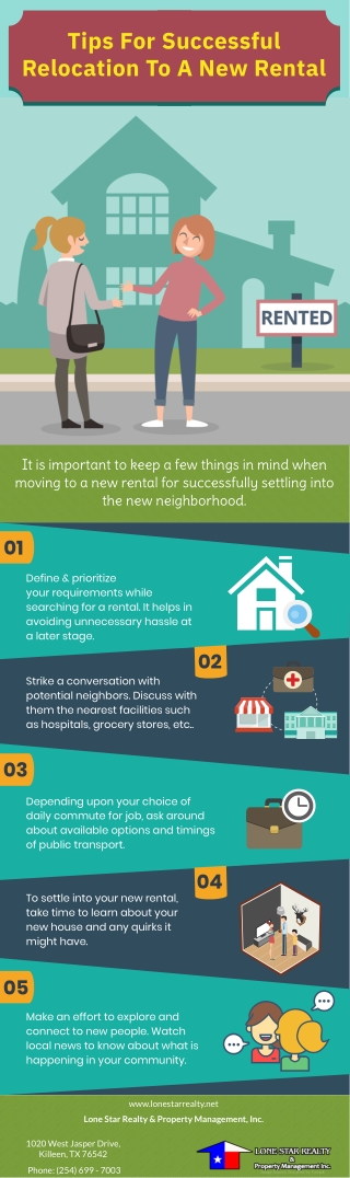 Tips For Successful Relocation To A New Rental