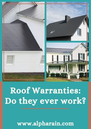 Get a Longer Warranty for Metal Roofing System