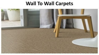 Wall To Wall Carpets