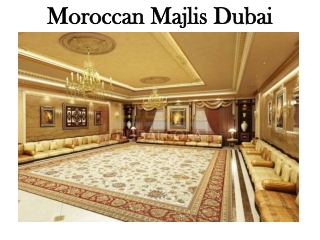 Moroccan Majlis Dubai