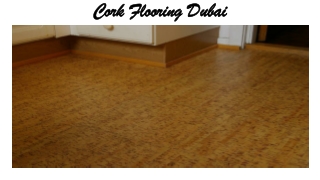 Cork Flooring Dubai