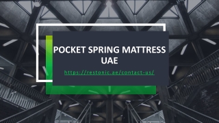 Pocket spring mattress UAE