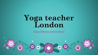 Yoga teacher London