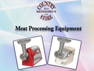 Buy Top Quality of Meat Processing Equipment  from Texas Tastes