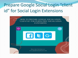 Purpletree Google Social Login Extensions for Opencart