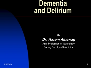 Dementia and Delirium