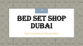 Bed set shop Dubai
