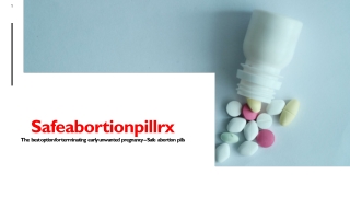 Mifeprex for Early Medical Abortion
