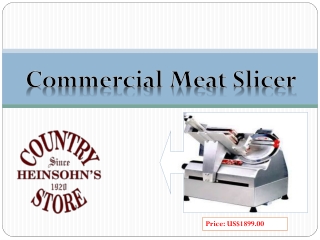 Buy Texas Tastes Commercial Meat Slicer for Heavy Work