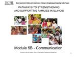 PATHWAYS TO STRENGTHENING AND SUPPORTING FAMILIES IN ILLINOIS