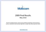 2009 Final Results May 2010
