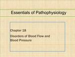 Chapter 18 Disorders of Blood Flow and Blood Pressure