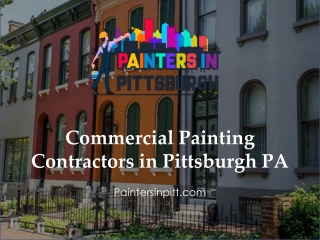 Commercial Painting Contractors in Pittsburgh PA - Paintersinpitt.com
