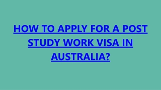 https://www.immigrationagentperthwa.com.au/blog/post-study-work-visa-in-australia/