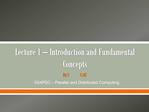 Lecture 1 Introduction and Fundamental Concepts