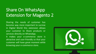 Share on WhatsApp extension for Magento 2