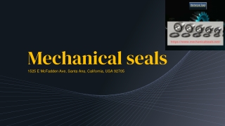Using split seals Prevent leakage in large equipment