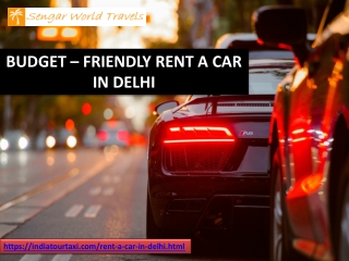 Budget Friendly Rent A car In Delhi
