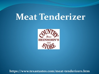 Buy Meat Tenderizer at the Best price of Texas Tastes, USA